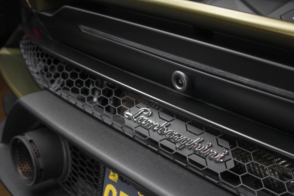rear vision camera on lamborghini huracan sterrato