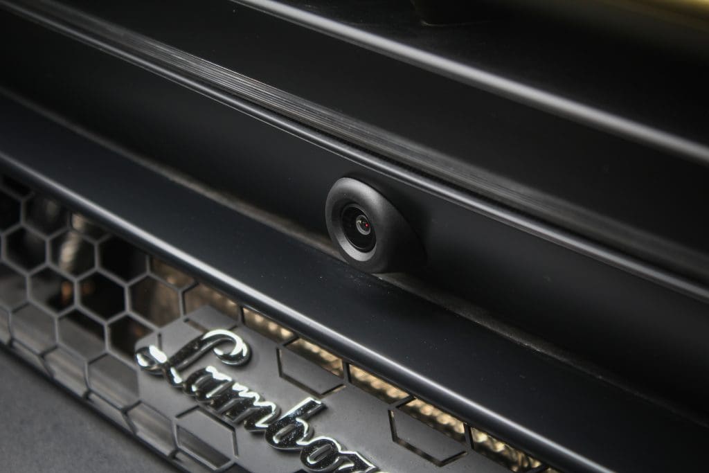 rear vision camera on lamborghini huracan sterrato